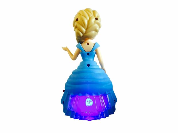 Dancing Pop Music Flashing Lights Rotating Electric Princess