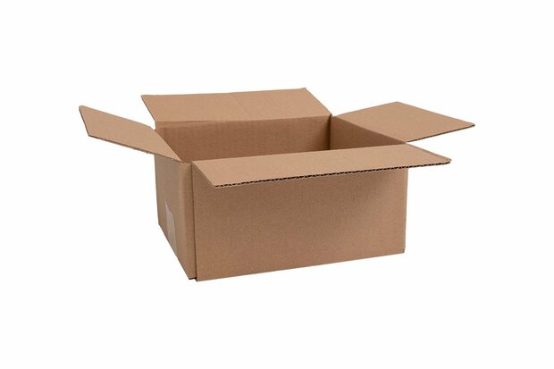 Single wave shipping box (18.6 x 12.4 x 8.8 cm)