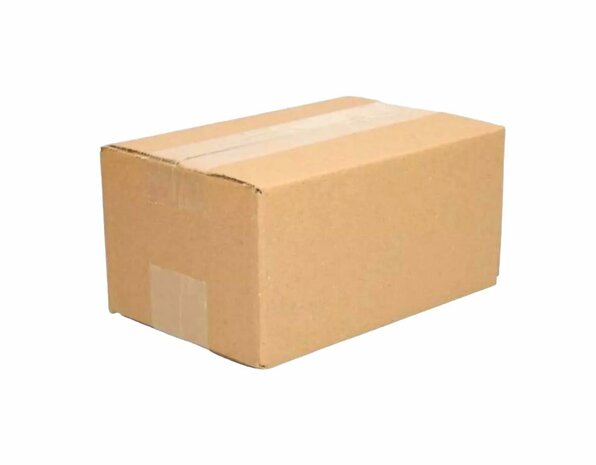 Single wave shipping box (18.6 x 12.4 x 8.8 cm)