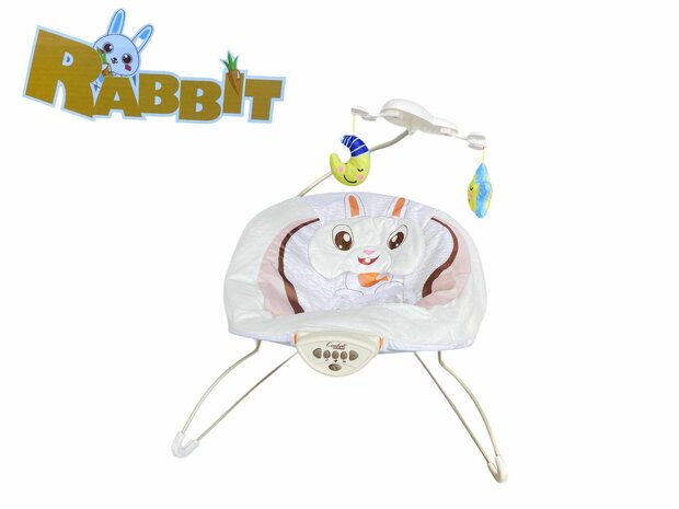 Baby Bouncer - Babygo - Bouncer Bouncer with Music and Vibration Function CALMING VIBRATION