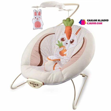 Wipstoel BABY - Babygo - Bouncer Wipstoel met Muziek en Trilfunctie CALMING VIBRATION