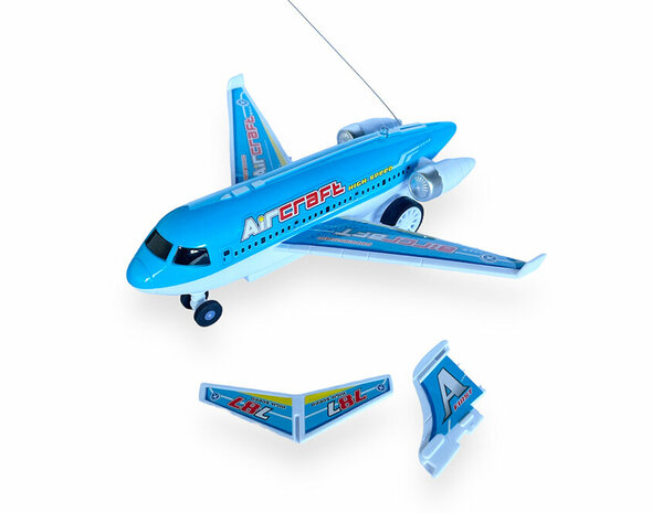 Jouet d&#039;avion RC - Avion t&eacute;l&eacute;command&eacute; 787 bleu