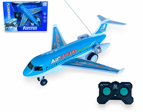 RC Airplane Toys - Remote Controlled Airplane 787 blue