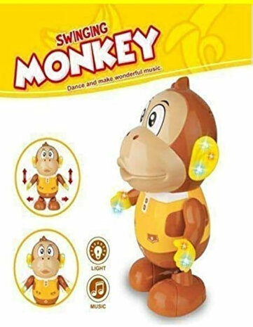 Swinging Monkey - Dancing toy monkey with sound and can move