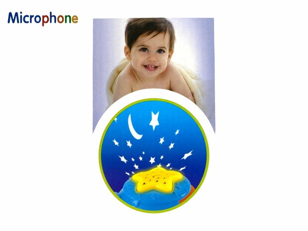 Toy children&#039;s microphone with 12 musical instruments