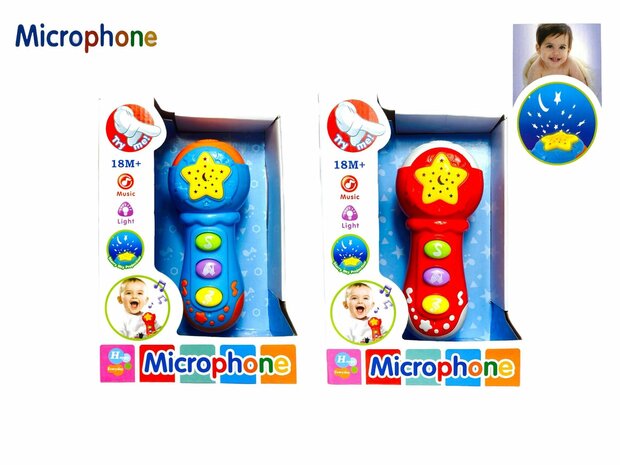 Microphone pour enfants jouet avec 12 instruments de musique