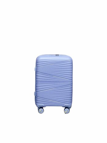 Luxury Suitcase Set - Trolley Set 3-Piece - PP Silicone Travel Case Light Blue