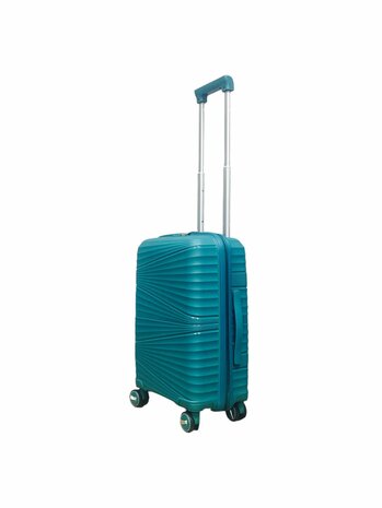 Kofferset - Trolleyset 3-delig - PP silicone reiskoffer Turquoise 