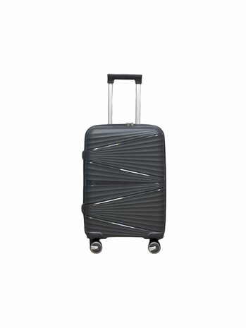 Ensemble de valises - Ensemble de trolley 3 pi&egrave;ces - Valise de voyage en silicone PP Noir clair