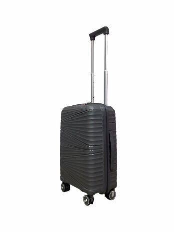 Ensemble de valises - Ensemble de trolley 3 pi&egrave;ces - Valise de voyage en silicone PP Noir clair