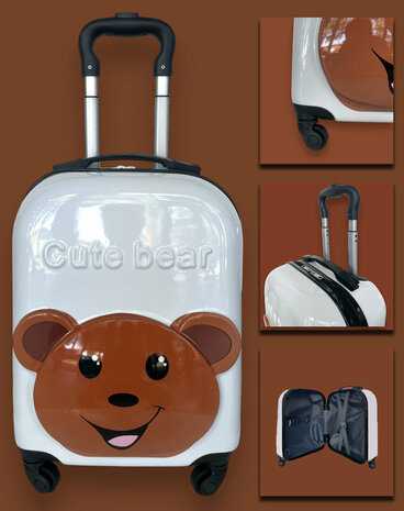 Children&#039;s suitcase - Hand luggage - Teddy Bear - 31L