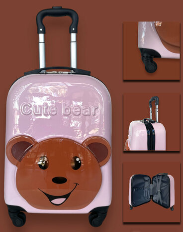 Children&#039;s suitcase - Hand luggage - Teddy Bear - 31L