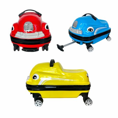 Children&#039;s Suitcase - Sit and Walk Car - 2 in 1 - 32L