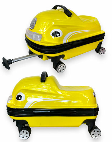 Kinderkoffer - Sit and Walk Car - 2 in 1 - 32L