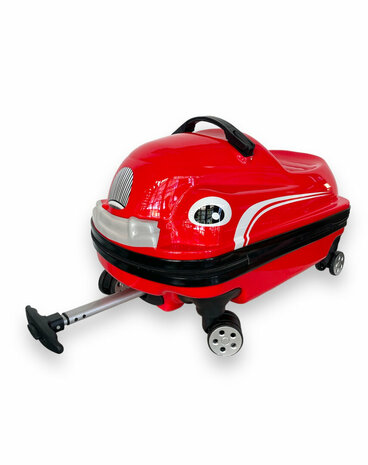 Kinder Koffer - Zit en Loop Auto - 2 in 1 - 32L