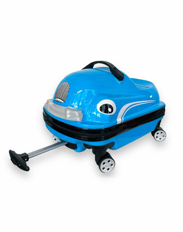 Kinder Koffer - Zit en Loop Auto - 2 in 1 - 32L