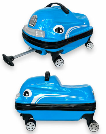 Kinderkoffer - Sit and Walk Car - 2 in 1 - 32L