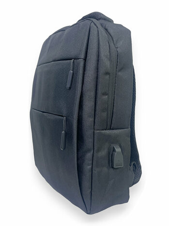 Rucksack Schwarz &ndash; Bester Reise-Laptop-Rucksack mit USB-Ladeanschluss, Reisetasche, Business-Tasche