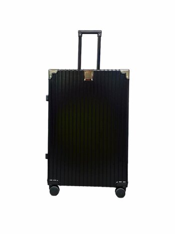 Classic suitcase set with hard shell, PC ABS aluminum 4 metal corners for protection