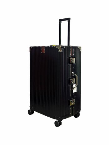 Classic suitcase set with hard shell, PC ABS aluminum 4 metal corners for protection