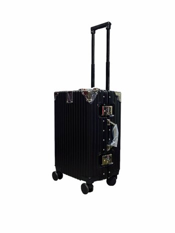 Classic suitcase set with hard shell, PC ABS aluminum 4 metal corners for protection