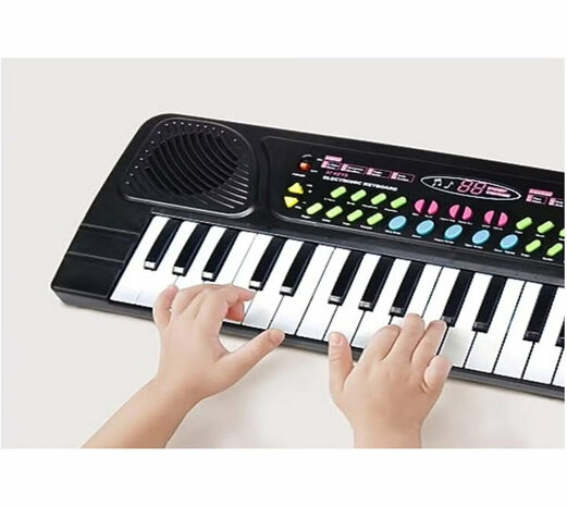 37-note keyboard - Toy music piano - with microphone - 37 CM