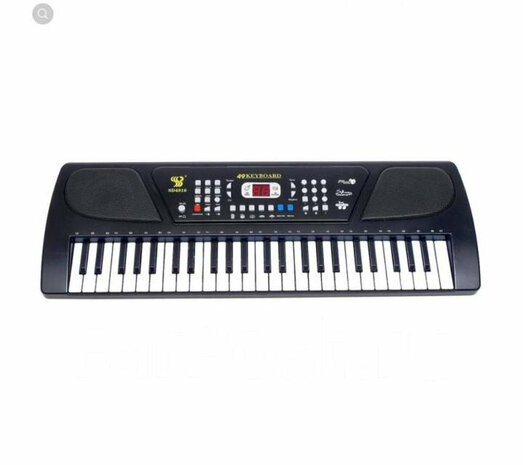 Keyboard with LCD screen - 49 keys and microphone - on mains and on battery - 58CM KEY