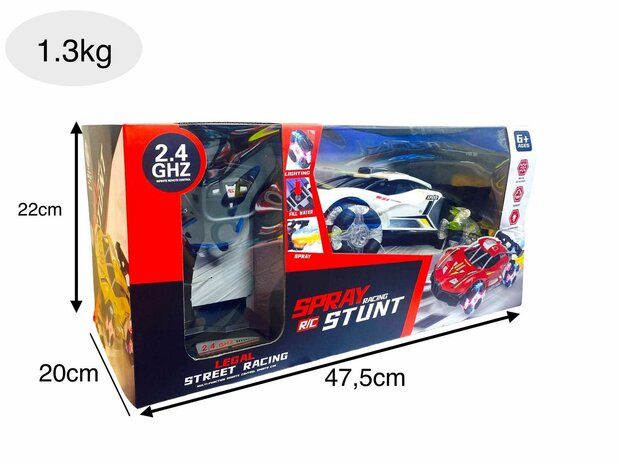 Rc-Auto mit echten Rauch-LED-Lichtern und Sound 2,4 GHz &ndash; 1:12