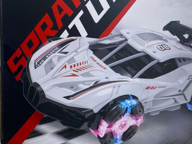 Rc Car with Real Smoke LED Lights and Sound 2.4Ghz -1:12