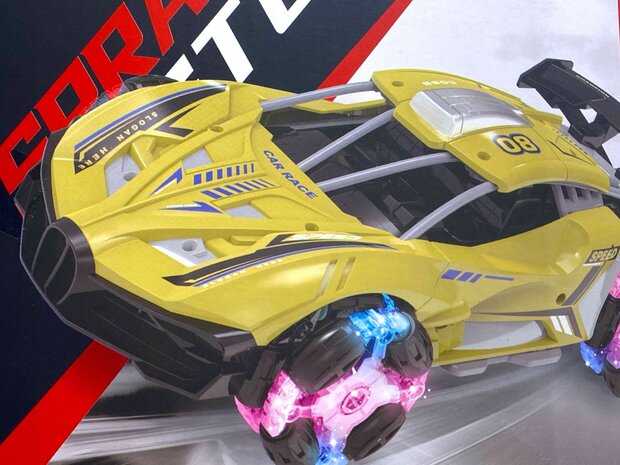 Rc Car with Real Smoke LED Lights and Sound 2.4Ghz -1:12