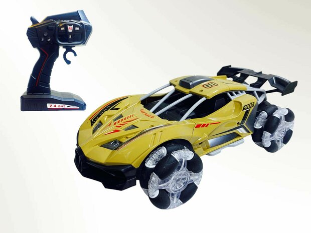 Rc Car with Real Smoke LED Lights and Sound 2.4Ghz -1:12