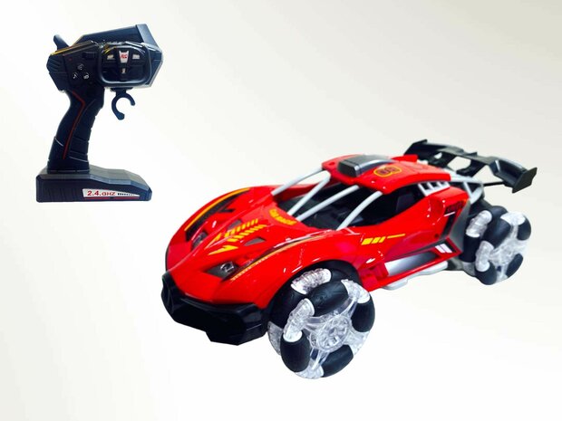 Rc Car with Real Smoke LED Lights and Sound 2.4Ghz -1:12