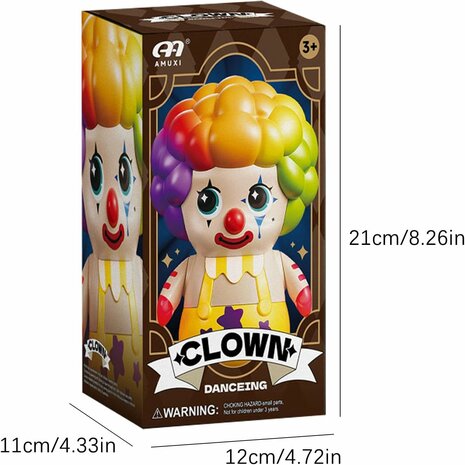 Special Edition Dansende Circus Clown - Danceing  CLOWN met muziek  