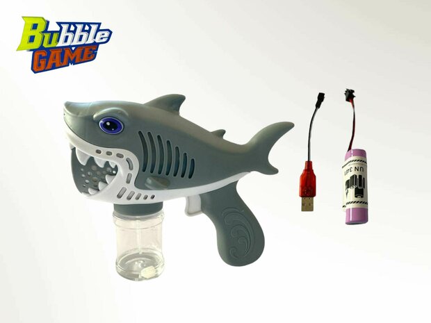 Bellenblaas pistool Shark oplaadbaar USB