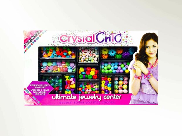 Bead set - DIY - Crystal Chic - Jewelry for girls - bead mix 315 pieces