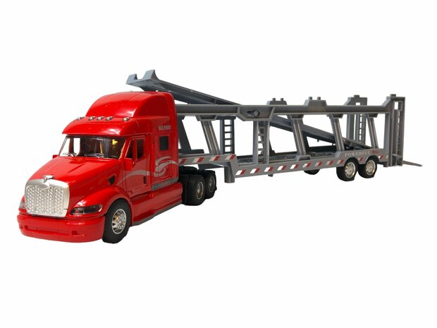 Truck car transporter + 2 mini 3in1 - pull-back drive Truck