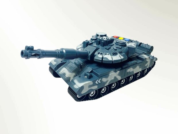 Speelgoed- tank - oorlog - Military tank 1:14 met licht en tank geluid 