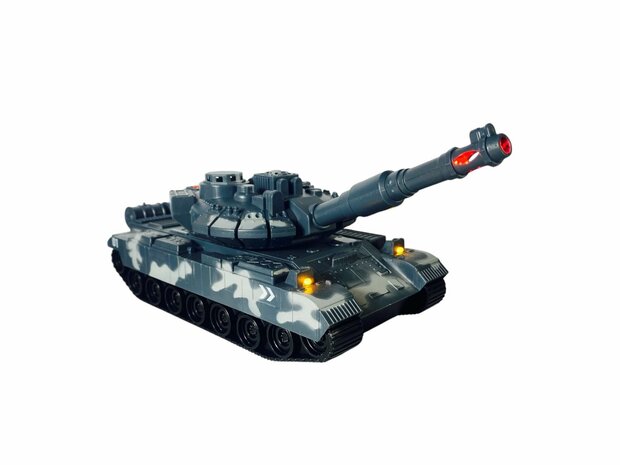 Speelgoed- tank - oorlog - Military tank 1:14 met licht en tank geluid 