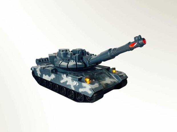 Speelgoed- tank - oorlog - Military tank 1:14 met licht en tank geluid 