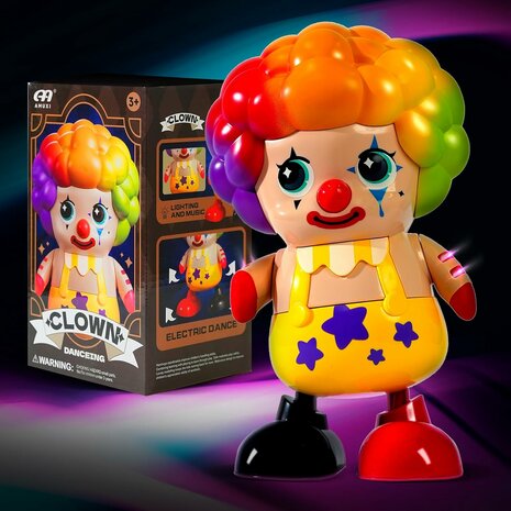 Special Edition Dansende Circus Clown - Danceing  CLOWN met muziek  