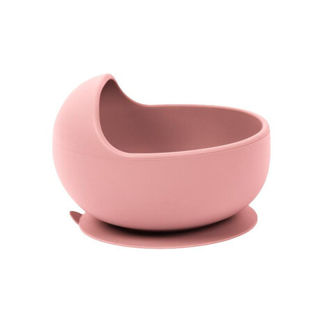 Siliconen baby servies set - 6 delig - licht roze