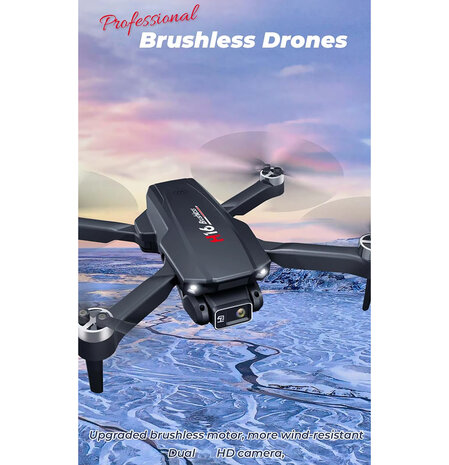 H16 - Brushless drone HD FPV camera - Inclusief tas - Live beelden