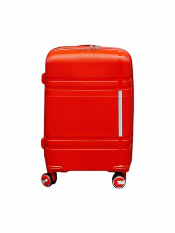 Luxe Kofferset - Trolleyset 3-delig - PP silicone reiskoffer - Rood