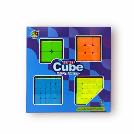 Kubus set 4in1 - Magig Cube - 2x2 - 3x3 - 4x4 - 5x5