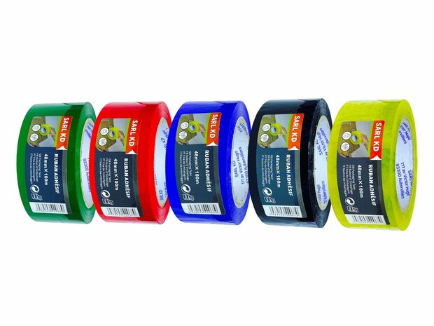 Verpakkingstape Blauw 48mm X 100m - Plakband -