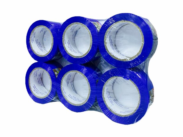 Verpakkingstape Blauw 48mm X 100m - Plakband -