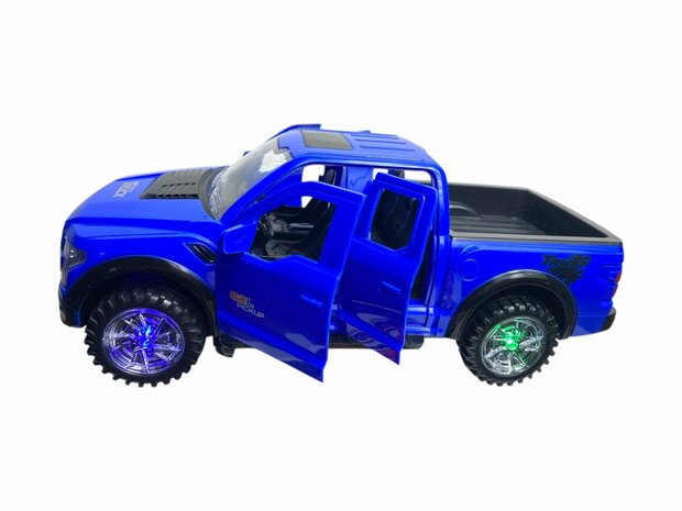 Pickup auto speelgoed - Super Max - acrobatisch beweging met licht en geluid (23.5 cm)